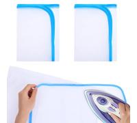 Molain 2 Pack Pressing Cloth for Ironing Scorch Mesh Cloth Scorch-Saving Ironing Protector Insulation Pad for Sewing and Ironing Iron Fabric Protector Pressing Tool for Ironing Protection 23.6×15.7"