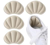 Molain 2 Pair Heel Grips Shoes Pads for Shoes Too Big Thick Heel Cushions Liners Inserts Back Insoles Anti Blister Shoe Liners Heel Protectors Add Extra Volume Heel Pads (Skin Color)