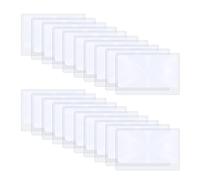 Molain 20 Pcs 3X Pocket Magnifier Fresnel Lens Lenses Credit Card