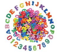 Molain 260Pcs Letter and Number Stickers - Foam Self-Adhesive A-Z Alphabet in Assorted Colors for DIY Crafts, Scrapbooking, Kids School Projects, Party Decorations