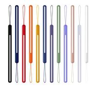 Molain Hand Wrist Strap Lanyard, 12pcs Silicone Phone Lanyard Strap, Colorful Wrist Lanyard, Phone Wrist Lanyard, Hand Wrist Lanyard for Mobile Phones USB Keychains Wallet Mp3 Mp4 Cameras ID Tag Badge