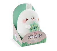 NICI 48874 Cloverleaf Gift Packaging, Soft Toy Molang 16cm