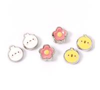 Molang and Piu Piu Stud Earring Set of 3 Pairs of Studs
