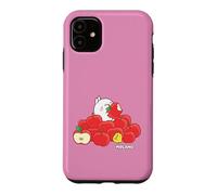 Molang Loves Apples Piu Piu Anime Rabbit Case for iPhone 11