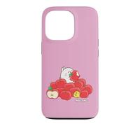 Molang Loves Apples Piu Piu Anime Rabbit Case for iPhone 13 Pro