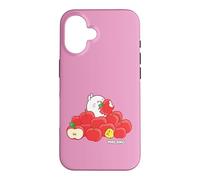 Molang Loves Apples Piu Piu Anime Rabbit Case for iPhone 16
