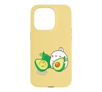 Molang & Piu Piu Avocados Anime Rabbit Case for iPhone 15 Pro