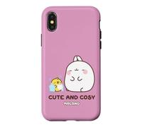 Molang & Piu Piu Cute And Cosy Anime Case for iPhone X/XS