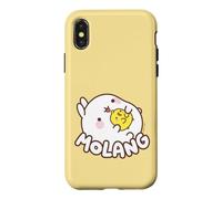 Molang Piu Piu Hug Cute Anime Rabbit Case for iPhone X/XS
