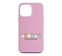 Molang Piu Piu & Pincos Friends Better Together Anime Case for iPhone 13 Pro Max