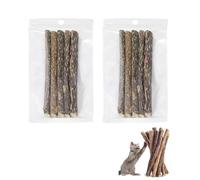 Molar Stick Natural Catnip Teeth Cleaning Toothpaste Silvervine Tooth Snack Polygonum Toy K2D5 Grinding Stick Pet Chew