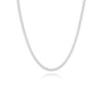 MOLAYES 925 Sterling Silver 5mm Cuban Link Chain Sterling Silver Chain for Men Women 16-30 Inch Made in Italy, 24, Sterling Silver, No Gemstone