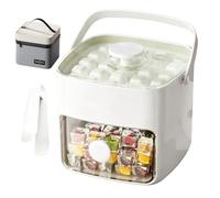 Mold - 48 Cube Freezer Tray, Easy Press Portable Storage Box
