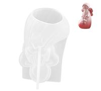 Mold Angel Heart Shape Decorating Ornament Silicone Texture Suitable for Art Projects and Shelf Displays Lovely Figurine Mold