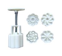 Mold Flower Stamp Biscuit Cookie Cutter Fondant Baking Tool Mid-Autumn Festival Moon Cake Molds for Baking
