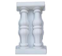 Mold for Making Double Vase Balcony Art Fence Roman Column Home Garden Decoration Plaster Concrete