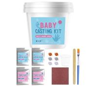 Mold Powder for Hand Casting,Kids Footprint Mold Keepsake Setting Tool,Handprint Making Powder Kit - for Playroom Birthday Holiday Home Family Nursery Living Room