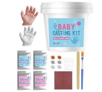 Mold Powder for Hand Casting,Kids Handprint Keepsake Setting Tool - Handprint Making Powder Kit | for Holiday Birthday Playroom Living Room Nursery Family Party Home