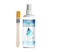 Mold Release Spray - 100ml Fast-Drying Lubricant Agent | 1 Pcs Brush 120g Epoxy Release Agent for Candle Soap Making Concrete Plaster Casting Home Workshop Garage Craft Room Studio