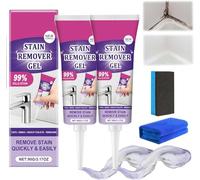 Mold Remover Gel 90g, Effective Mould Remover Gel, Grout Cleaner, Powerful Cleaning Gel, Highly Effective in Penetration, Not Damage the Surface, For Bathroom & Kitchen Tile Gaps, Walls, Grout (2PCS)