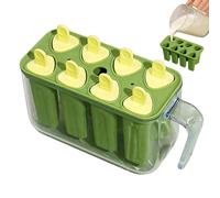 Mold Set - Reusable Ice Pop Tray for Homemade Treats | Safe Food Grade with Easy Release Sticks, Perfect for Parties, Snacks Healthy Desserts 6.3x2.4x3.9in Versatile Mold Design