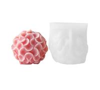 Mold Silicone Sphere Mold for Home Decor Projects, Wax Casting, Resin, Soap and Plaster Use Floral Silicone Wax Sphere Decorative Casting Making Plaster Resin Soap Home Decor