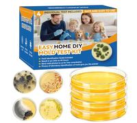 Mold Test Kit for Home Detection: 4 Simple DIY Science Kits for Fastly Testing Home Surfaces & Air Quality Detector & HVAC Monitor Includes Detailed Identification Guide