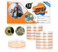 Mold Test Kit for Home Testing: 12 Counts DIY at Home Mold Test for Air Quality Object Surface and HVAC Indoor Detect Black Mold and More