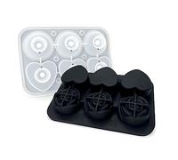 Mold Trays 4/6-Grids Rose Ice Balls Easy-Release Silicone Cube Mold for Cocktails Drinks Home Tray Silicone Rose-Shaped