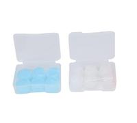 Moldable Ear Plugs for Sleeping - 6 Pairs Noise Cancelling Reusable Silicone Earplugs with 24dB Reduction for Swimming, Flying, Study, Library and Travel - 2 Boxes