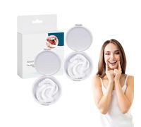 Moldable False Teeth - Clip-On Teeth Dental Veneers - Temporary Denture Kit with Upper and Lower Fake Teeth - Upper and Lower Cosmetic Dentures, DIY Temporary Tooth Replacement Kit (2 Boxes)