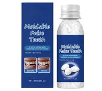 Moldable False Teeth Temporary Filling Kit, or Missing Tooth Replacement, Fake Tooth & Chipped Tooth Repair, Dental Repair Kit for Broken Teeth Gap Filler,DIY Tooth Repair Gran/ules,Multiple Uses