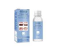 Moldable False Teeth,Temporary Tooth Filling Kit for Teeth,Tooth Repair Kit Filling Replacement Dental Repair Tools for Fake Teeth,Dental Tooth Filler for Missing Broken Fake Chipped Teeth (30ML-)