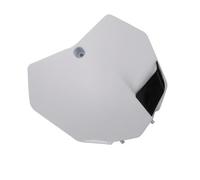 Molded Number Plate, White
