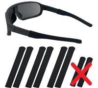 MOLDERP 3 Pairs Upgrade Soft Glasses Ear Cushion, Knitting Cotton Eye Glasses Ear Grippers Anti Slip, Glasses Ear Grips Non Slip, Temple Sleeves Tips Ear Pads for Glasses Slip Preventer