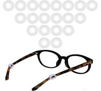 MOLDERP Glasses Ear Grip - Eyeglasses Temple Tip Sleeve Retainer,Anti-Slip Comfort Glasses Retainers For Spectacle, 12 Pairs (Clear1)