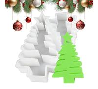 Moldes De Árboles De Navidad Para Velas - Moldes De Hormigón De Silicona | Molde De Cemento Para Decoración Del Hogar | For Party Planners Art Teachers Holiday Home Crafting Themed Events