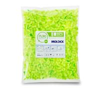 Moldex 746301 Contour Small SNR 35dB Green Regular Disposable Earplug Refill Pack 500 Pairs