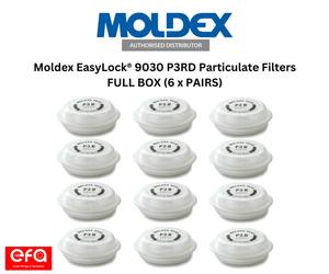 Moldex 9030 P3 Particulate Filters for Series 7000 & 9000 Masks FULL BOX 6 PAIRS