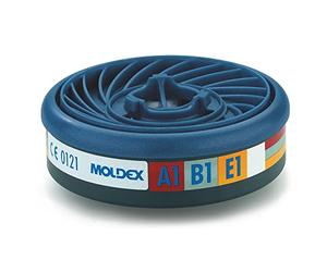 Moldex 930001 Easylock 7000/9000 Series A1B1E1 Gas Filter, Pack of 2