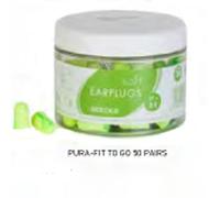 Moldex Pura-Fit To Go Earplugs Green - 50 Pairs Tub