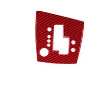 Molding Cover Car Gear Shift Control Panel Trim Cover Sticker for Alfa for Romeo 159 2004 2005 2006 2007 2008 2009 2010 2011 LHD Decoration Cover(Style A Red)