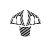 Molding Cover for BMW 5 Series E60 2004 2005 2006 2007 Car Steering Wheel Buttons Panel Trim Frame Decoration Sticker Decoration Cover(Style A)