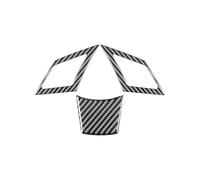 Molding Cover for BMW 5 Series E60 2004 2005 2006 2007 Car Steering Wheel Buttons Panel Trim Frame Decoration Sticker Decoration Cover(Style B)