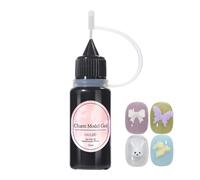 Molding Gel for Nails | 10ML Molding Adhesive,Non-Sticky Nail 3D Gel | for Art Design Gem Glitter Painting Colors Beginner Home Manicure Shop