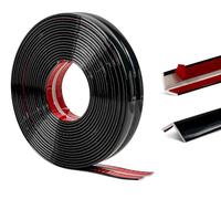 Molding & Wall Corner Trim Flexible Self-Adhesive Decorative Strip, Tile Edging Trim,Inside & Outside Corner Trim,Corner Guards Wall Trim,for Tile and Wall Furniture Edges (Black,3cm×10m)
