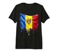 Moldova Flag Premium T-Shirt