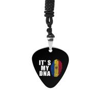Moldova It'S My DNA Guitar Pick Pendant Necklace for Acoustic Electric Bass Players Guitar Accessories Guitarist Gifts