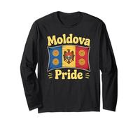 Moldova Pride Moldovan Flag Cute Long Sleeve T-Shirt
