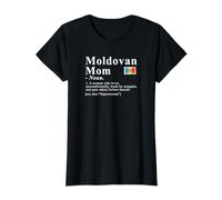 Moldovan Mom Definition Superwoman Flag Design T-Shirt